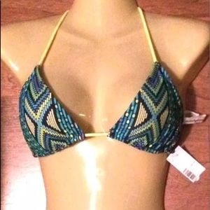 American Eagle Aztec bikini top. Size Medium. NWT